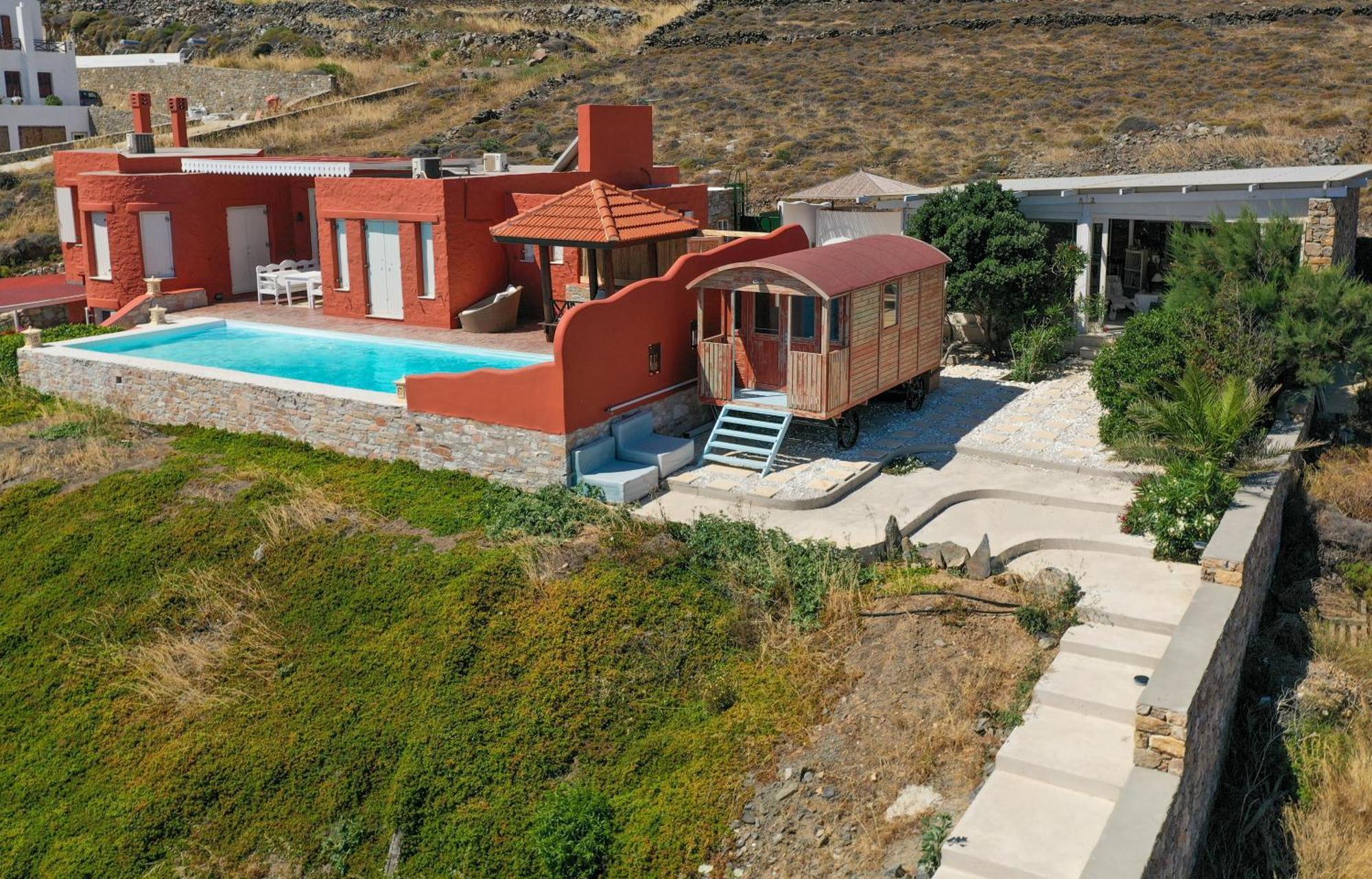 Villa Zen Dans Le Bleu Ερμούπολη Εξωτερικό φωτογραφία