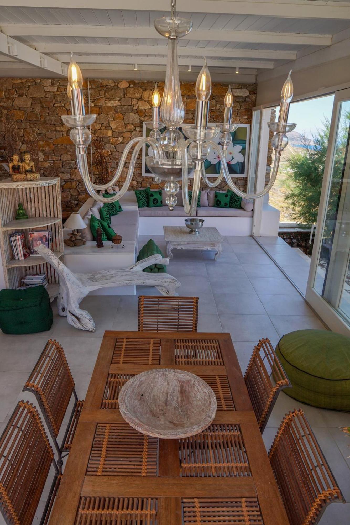 Villa Zen Dans Le Bleu Ερμούπολη Εξωτερικό φωτογραφία