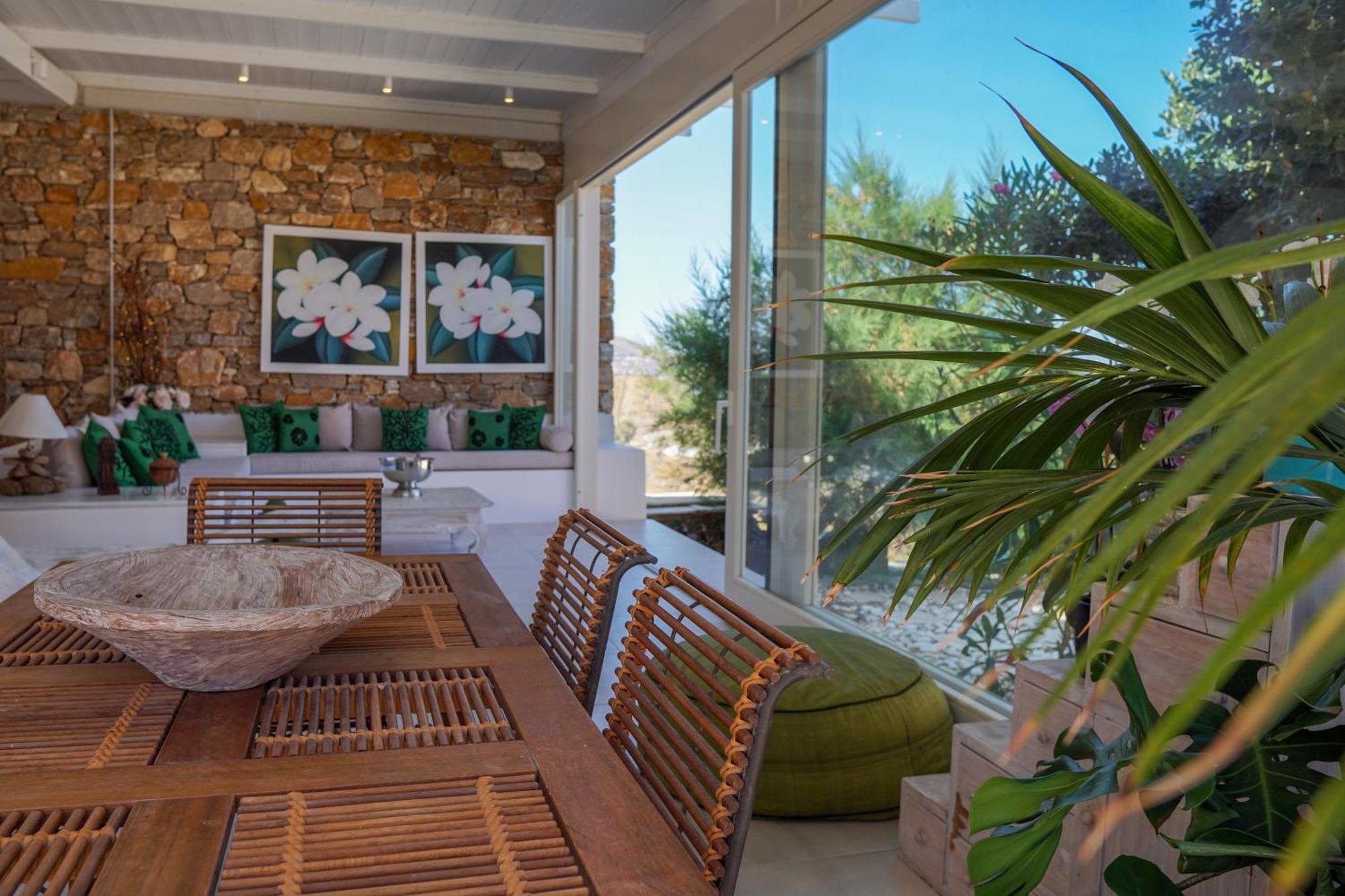 Villa Zen Dans Le Bleu Ερμούπολη Εξωτερικό φωτογραφία