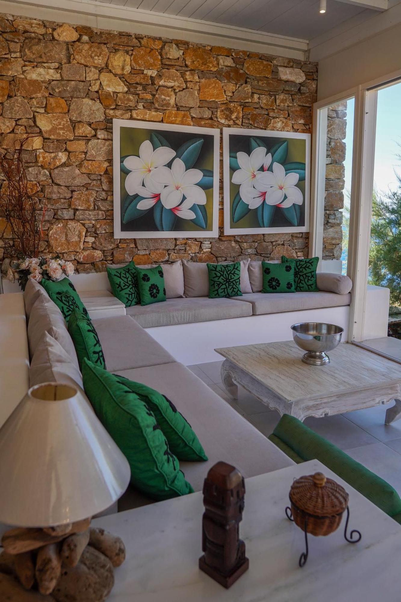 Villa Zen Dans Le Bleu Ερμούπολη Εξωτερικό φωτογραφία