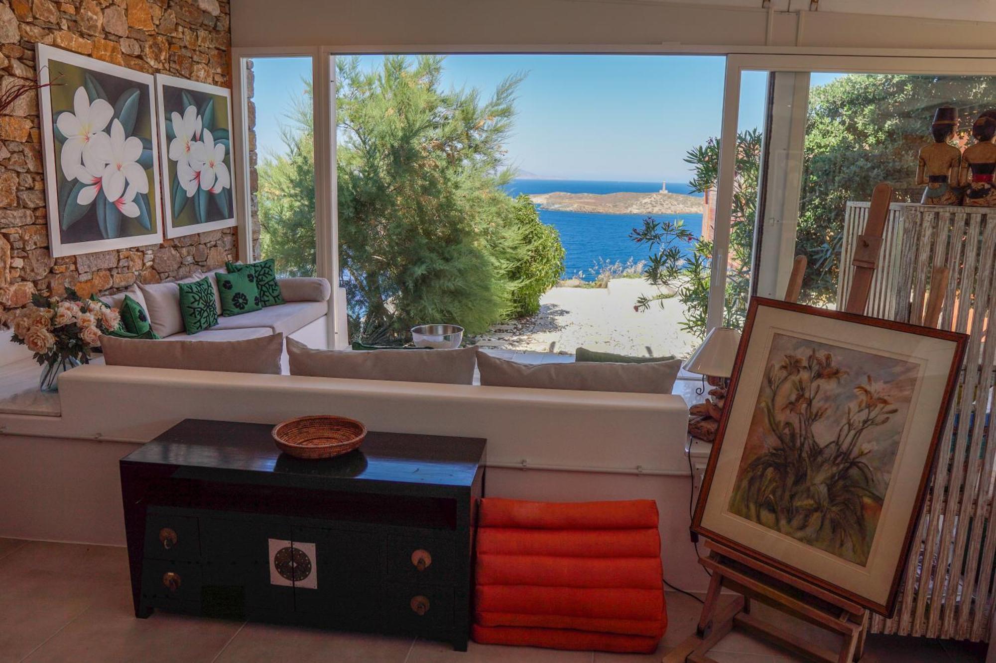 Villa Zen Dans Le Bleu Ερμούπολη Εξωτερικό φωτογραφία